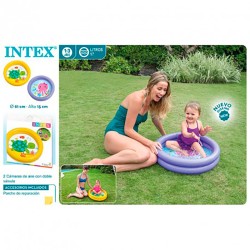 PISCINA BEBE HINCHABLE 2 AROS 61x15CM 17L