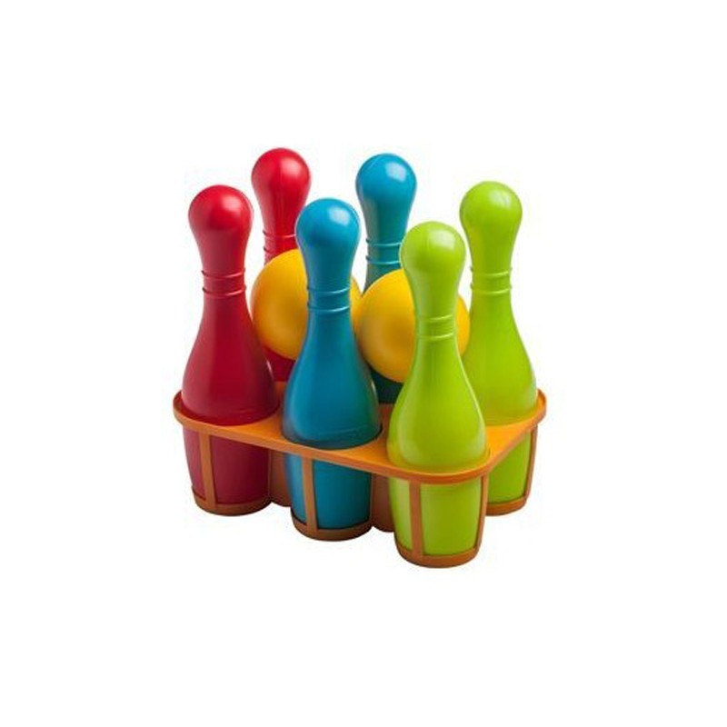 BOLERA CON 6 BOLOS DE 30 CM + 2 BOLAS (RED)