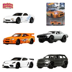 HOTWHEELS PREMIUM FAST & FURIOUS COCHES DE JUGUETE (MODELOS SURTIDOS)