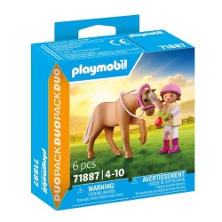 DUO PACK NIÑA CON PONI