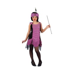 DISFRAZ INFANTIL CHARLESTON MORADO (TALLA 6)
