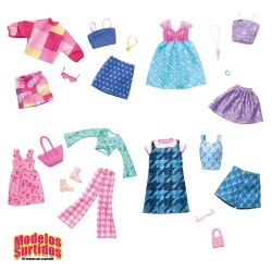 BARBIE PACK 2 LOOKS DE MODA SURTIDOS