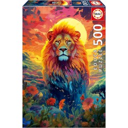 PUZZLE 500P MIRADA MAJESTUOSA DEL LEON