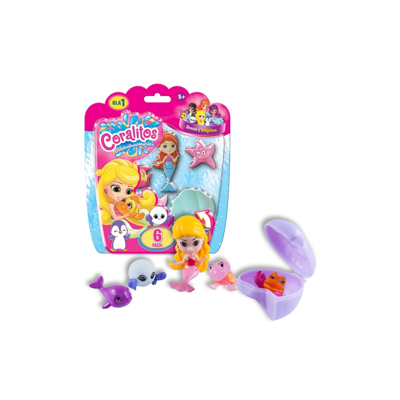 CORALITOS SIRENA Y ANIMALITOS