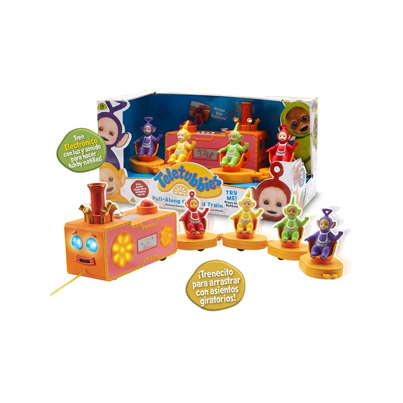 TELETUBBIES TREN PULL ALONG CON LUZ Y SONIDOS