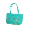 BOLSO PAP TRENZADO FLOR 30 X 20 X 30