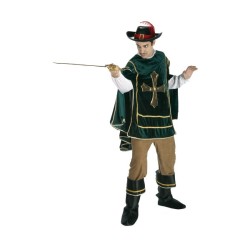 DISFRAZ MOSQUETERO VERDE AD