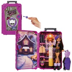 MONSTER HIGH SKULLTIMATE SECRETS MUÑECA CLAWDEEN WOLF CON ARMARIO