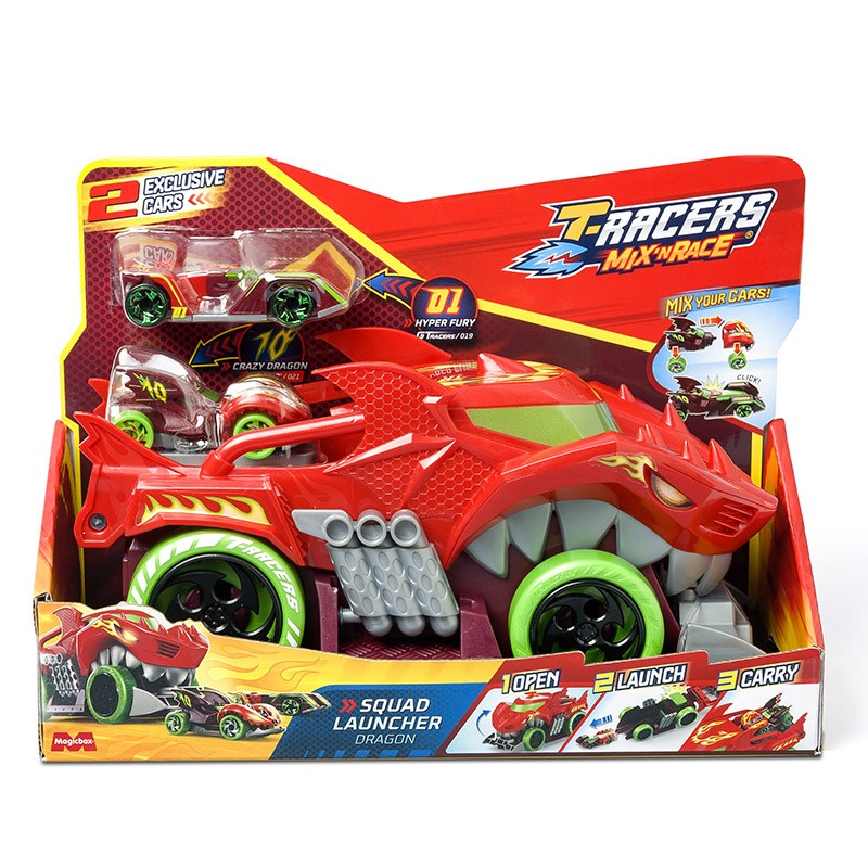 T-RACERS PLAYSET DRAGON SQUAD