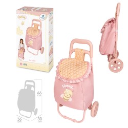 HONEY CARRITO COMPRA ROSA 66X30X36 CM