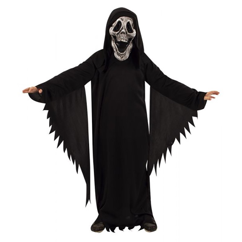 DISFRAZ FANTASMA SKULL INF 8-10 AÑOS