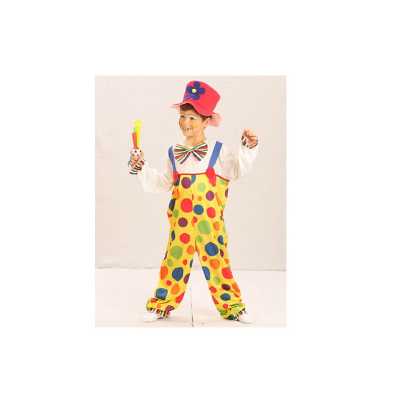 DISFRAZ INFANTIL PAYASO SOMBRERO TALLA 10-12