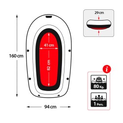BARCO EXPLORER PRO 100 160X94X29 CM