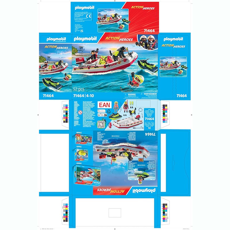 ACTION HEROES BOTE DE BOMBEROS