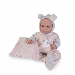 MUÑECA RECIEN NACIDA LUCA BRILLA DE NOCHE 42 CM