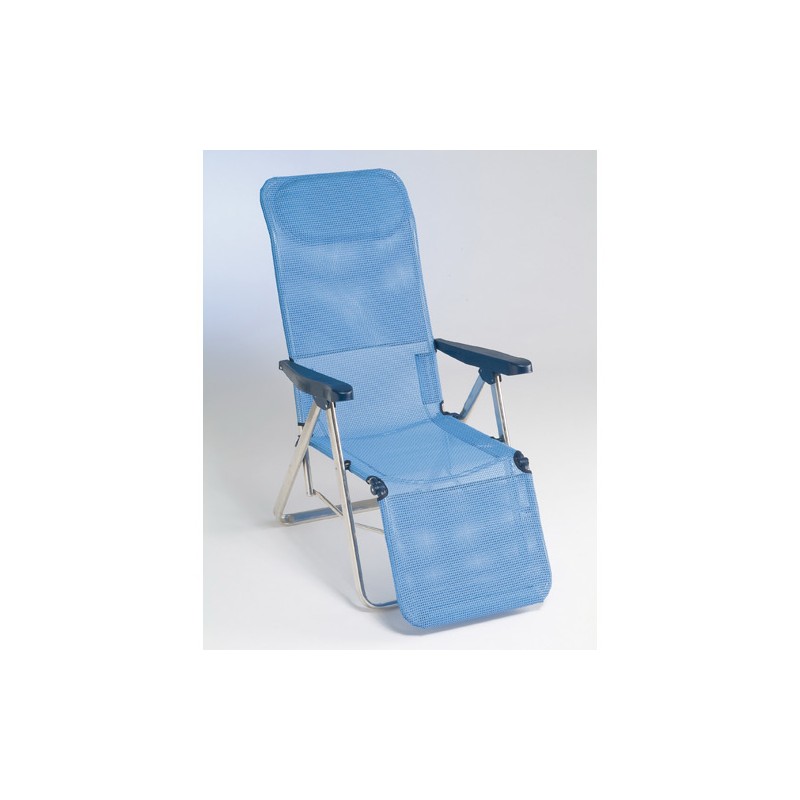 SILLA RELAX PLEGABLE CERRADA ALUMINIO