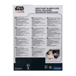 RELOJ DESPERTADOR LUZ NOCTURNA  STAR WARS