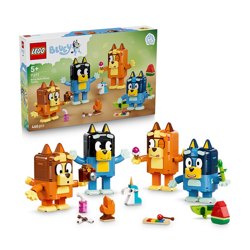 BLUEY FAMILIA DE BLUEY PARA CONSTRUIR
