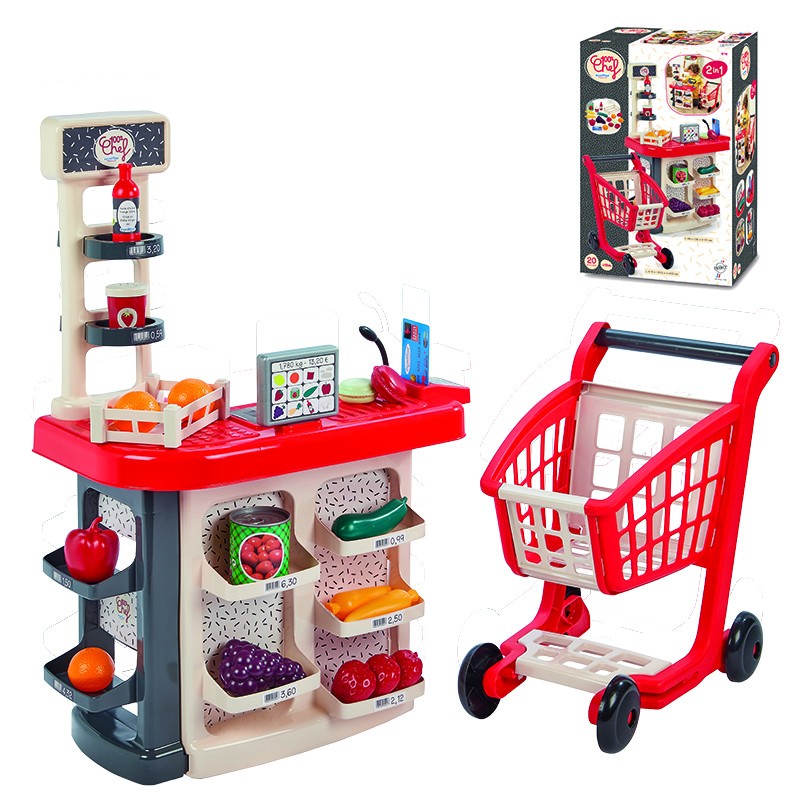 SUPERMERCADO CON CARRITO 100%CHEF