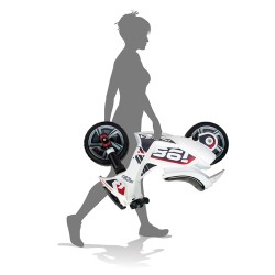 CORREPASILLOS MOTO SCOOTER DRAGON COLOR BLANCO