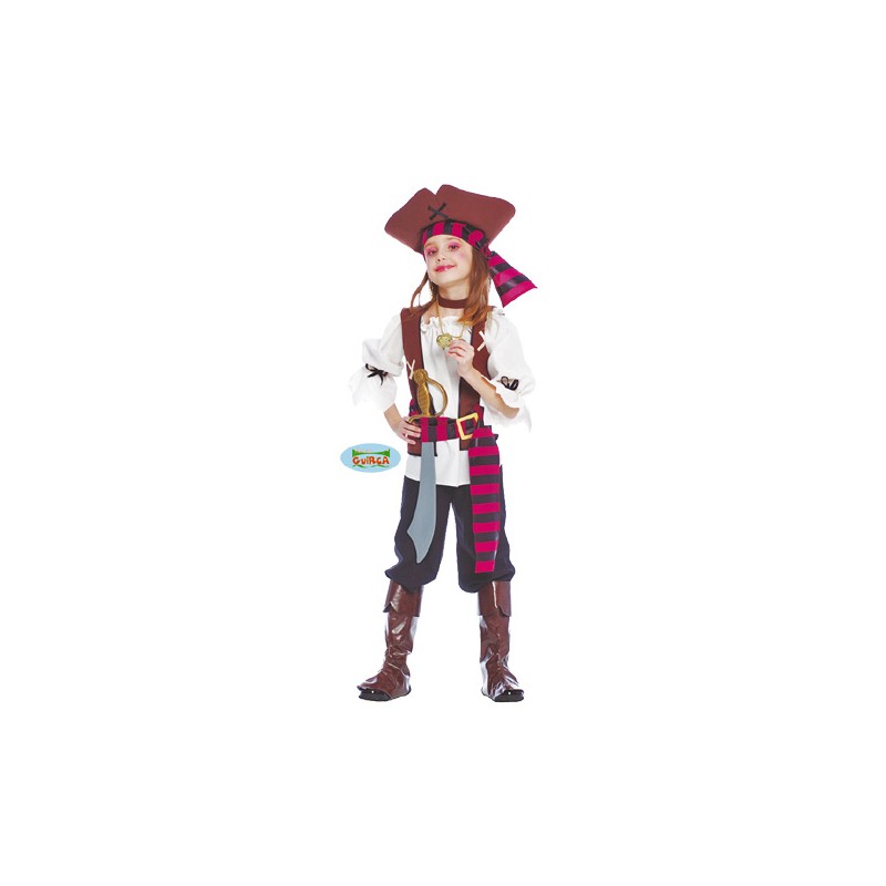 DISFRAZ PIRATA SIETE MARES INFANTIL TALLA 10-12