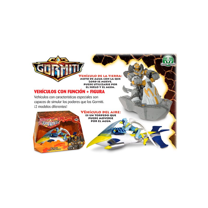 GORMITI VEHICULO + FIGURA