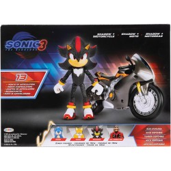 FIGURA SHADOW 13 CM + MOTOCICLETA SONIC