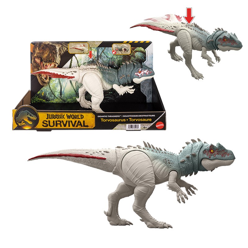 DINOSAURIO JURASSIC WORLD GIGANTIC TRACKERS TORVOSAURUS