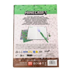 DIARIO CON BOLIGRAFO MAGICO MINECRAFT