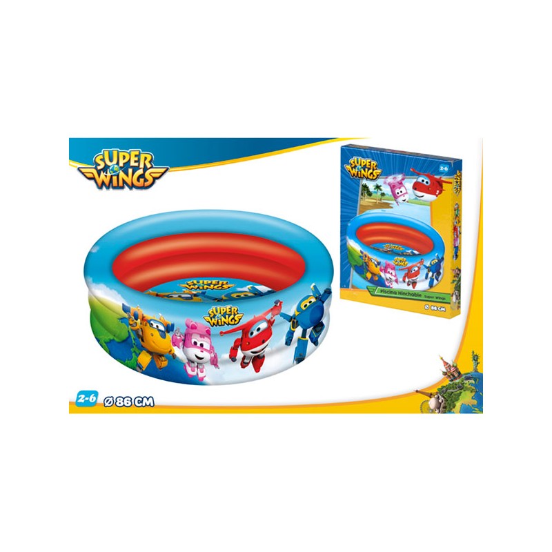 PISCINA 3 AROS D86 CM SUPERWINGS