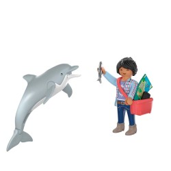 ZOO DELFIN Y VISITANTE