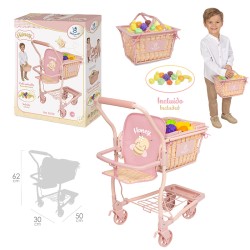 HONEY CARRO COMPRA PORTABEBE CON SET 12 FRUTAS 30x50x62 CM