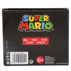 TAZA CERAMICA 325 ML EN CAJA REGALO SUPER MARIO
