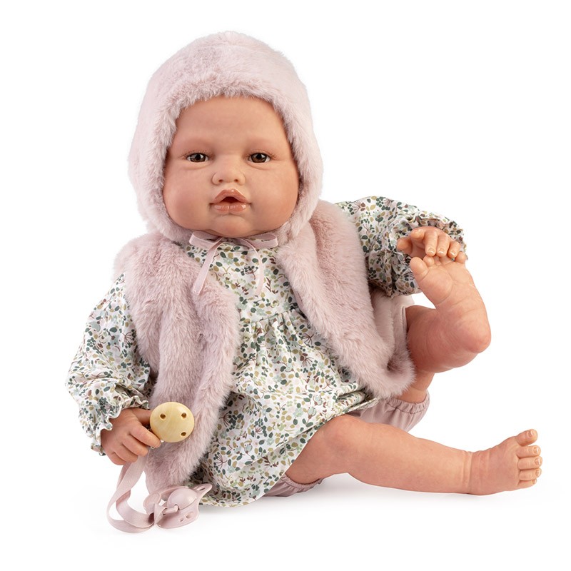 MUÑECA BABY LOVE REBORN CHALECO 50 CM