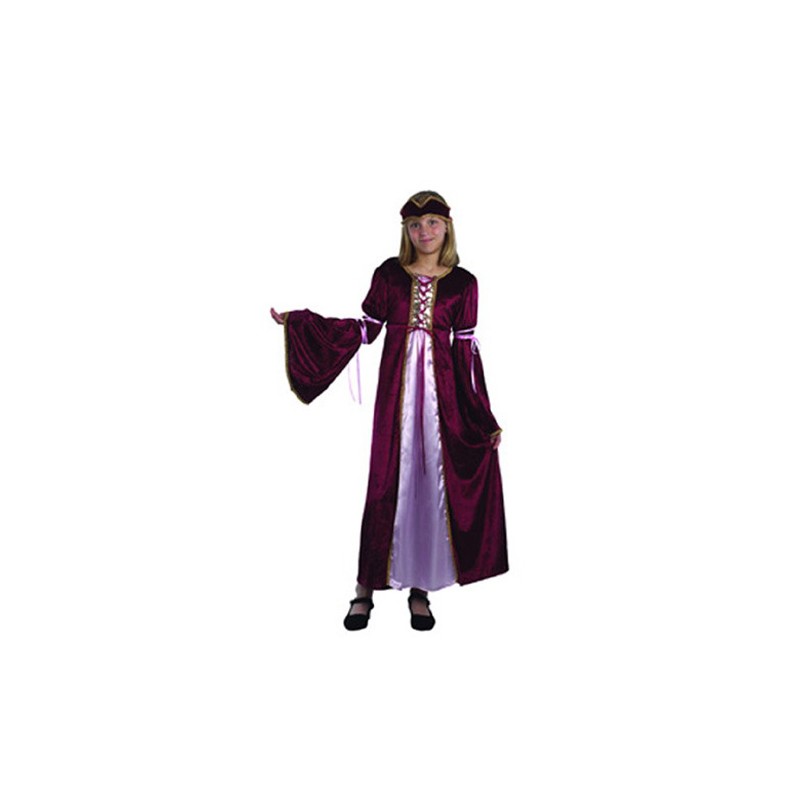 DISFRAZ INFANTIL REINA MEDIEVAL TALLA 7-9