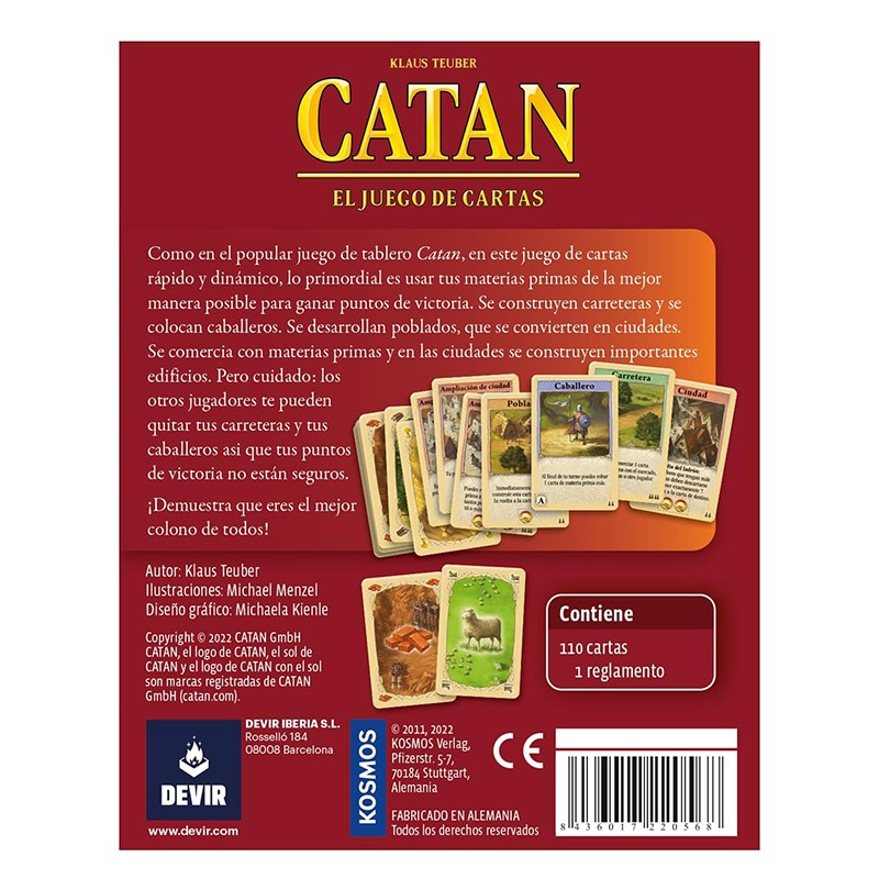 CATAN CARTAS MINI