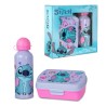 BOTELLA ALUMINIO 500ML + SANDWICHERA STITCH
