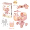 HONEY COCHE DE MUÑECA PLEGABLE CON SOMBRILLA Y BOLSO 64x65x38 CM.