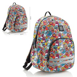 MOCHILA DOBLE ROMA RECICL LEVEL UP