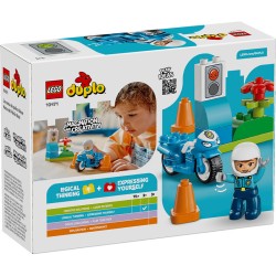 DUPLO MOTO DE POLICIA AZUL
