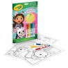LIBRO ACTIVIDADES Y COLOREAR GABBYS DOLLHOUSE CON 7 ROTULADORES