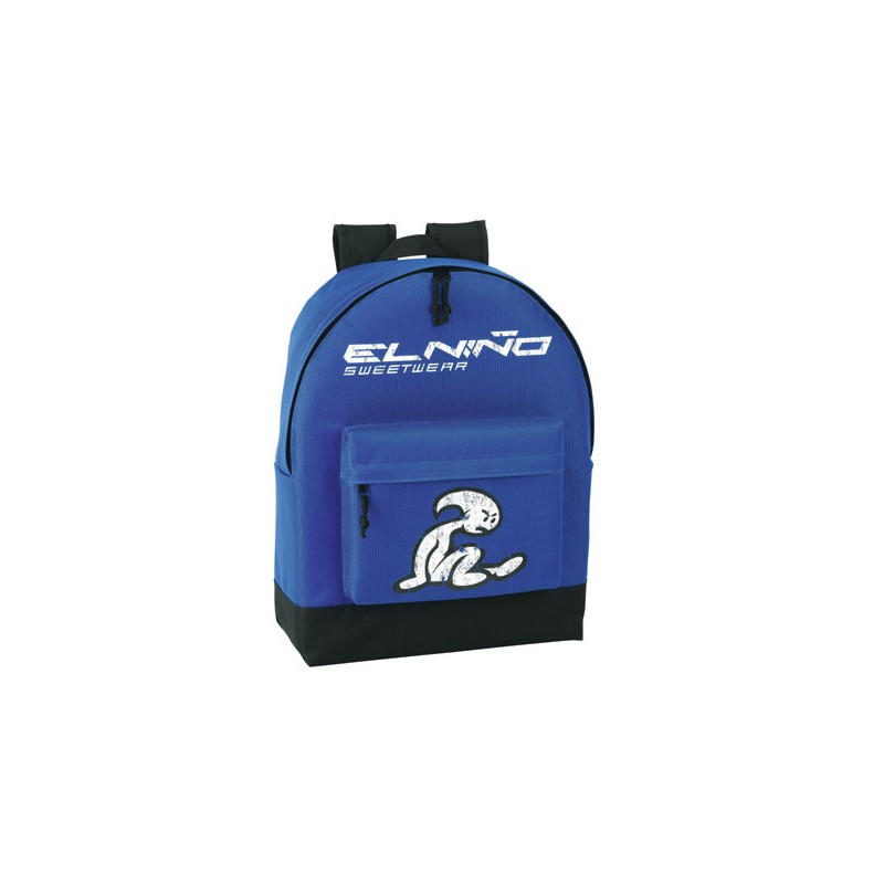 MOCHILA 32 CM.EL NIÑO AZUL