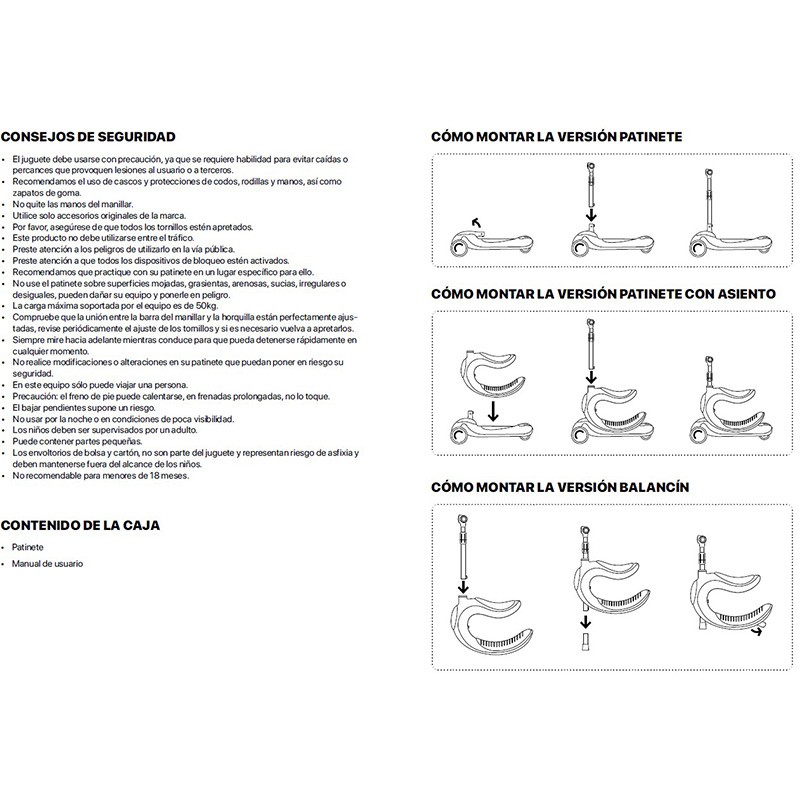 SCOOTER 3 EN 1 OLSSON CANDYRID