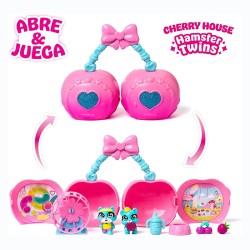 CHERRY PETS CHERRY HOUSES HAMSTER TWINS