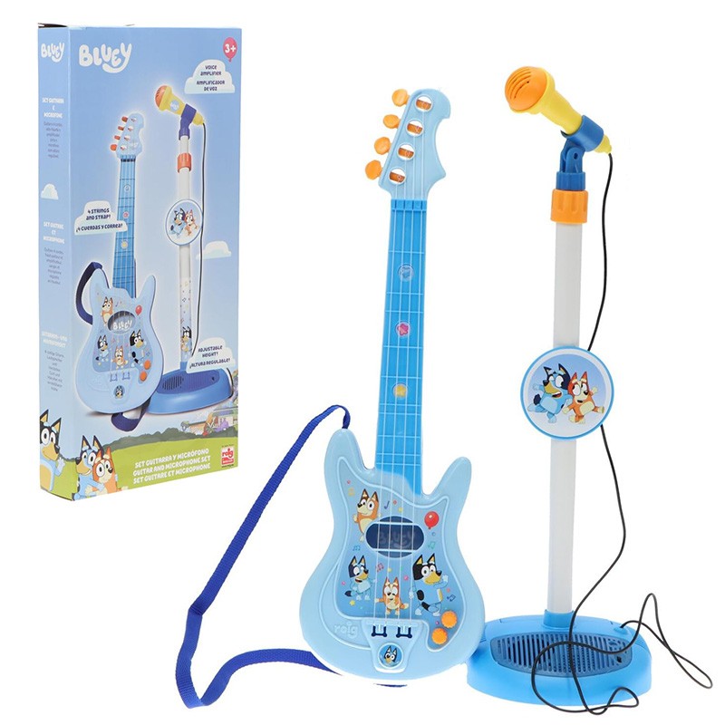 MICROFONO Y GUITARRA BLUEY