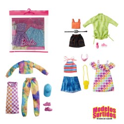 BARBIE PACK 2 LOOKS DE MODA SURTIDOS