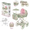 BOTANIC COCHE DE MUÑECA PLEGABLE BOTANIC CON SOMBRILLA Y BOLSO 93x80x42 CM