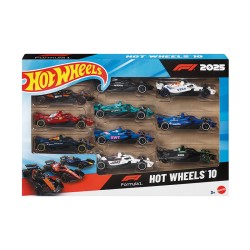 HOTWHEELS SURTIDO PACK 10 COCHES F1