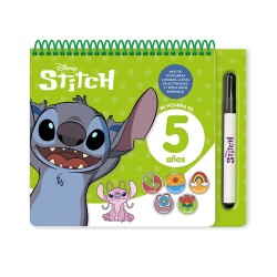 DISNEY MI PIZARRA DE 5 AÑOS- STITCH