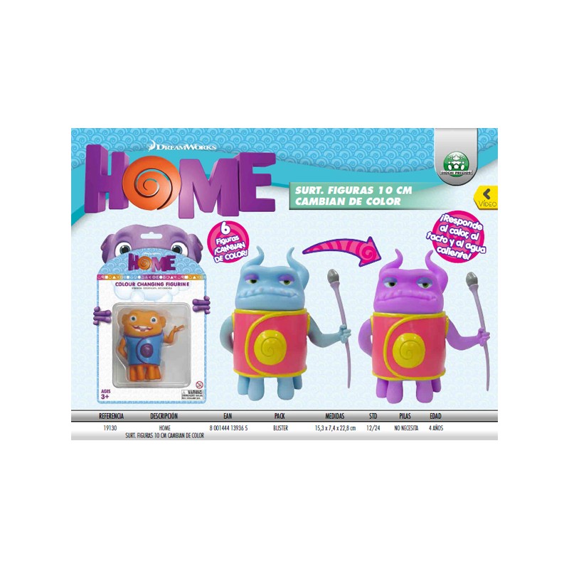 HOME SURTIDO FIGURAS 10 Cm CAMBIAN DE COLOR (UNIDAD)